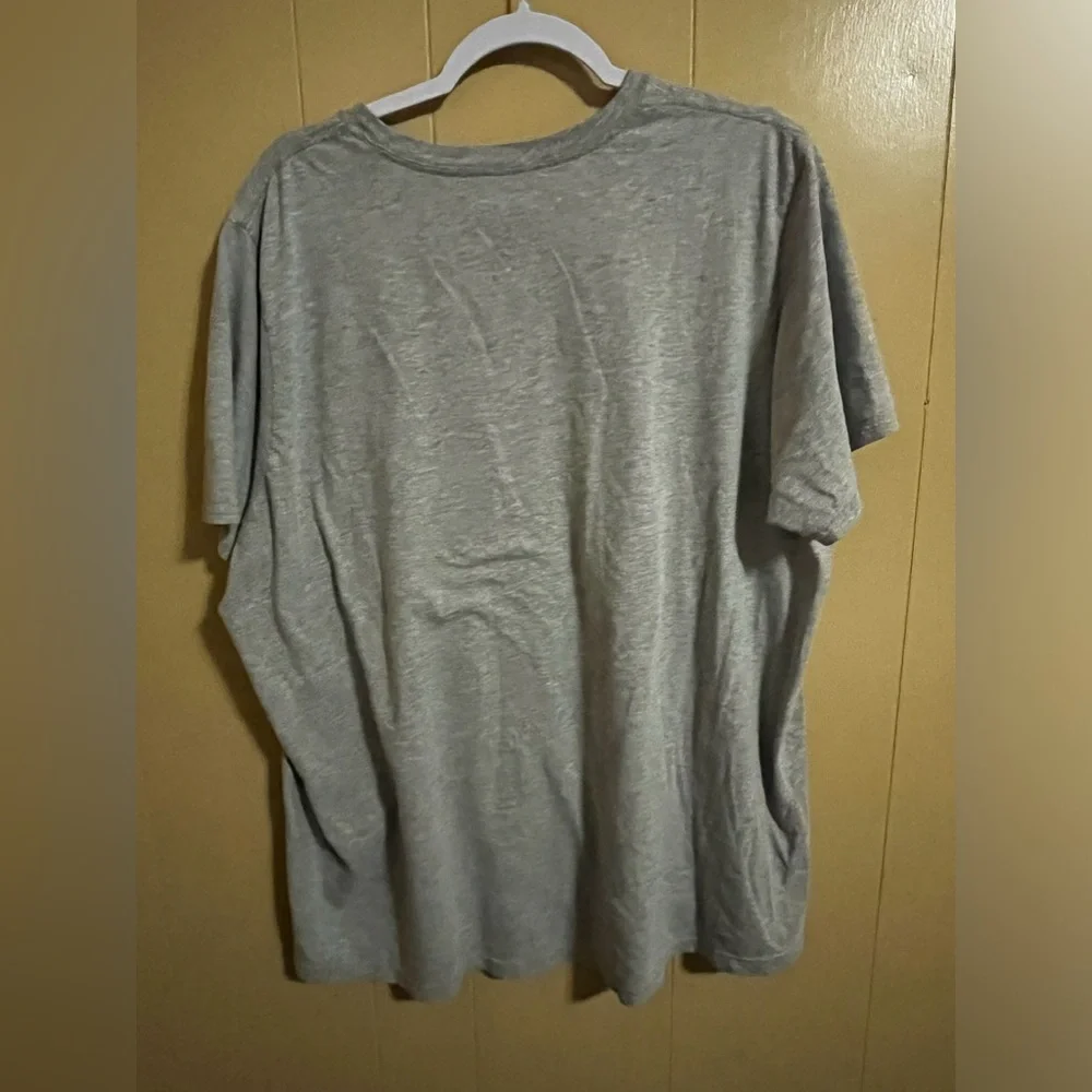Adidas Gray Amplifier Tee SS Size 2XL Athletic Loungewear Camo Sustainable